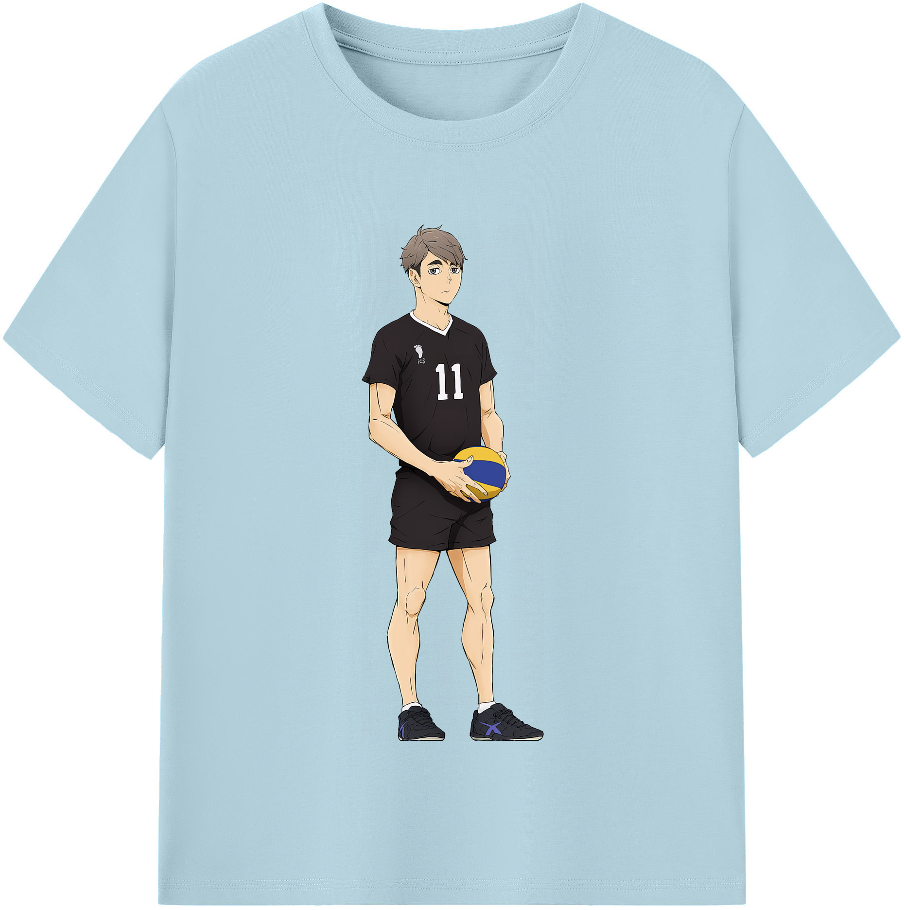 （画像用） ハイキュー!! Haikyu!! 綿100％半袖Tシャツ（フロントプリント）